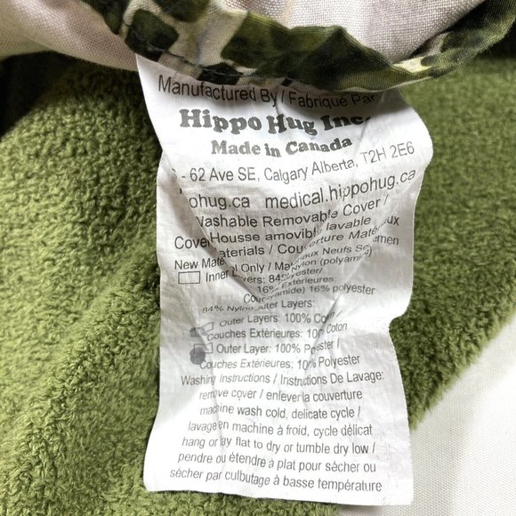 Hippo Hug Washable Removable Regular Pillow Case Green Dinosaur Reptiles - Picture 7 of 8